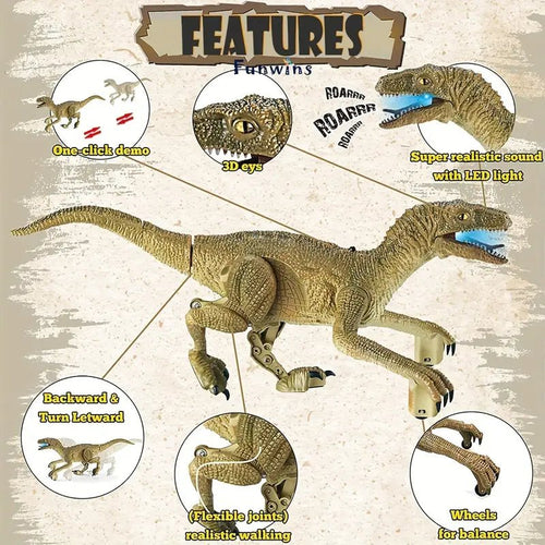 2024 Upgraded Remote Control Dinosaurs