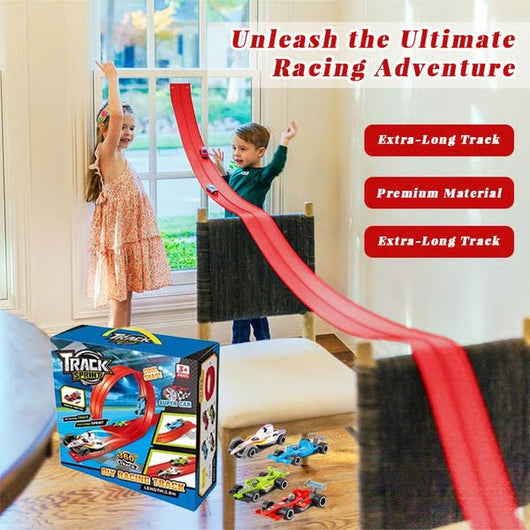 🎄🎁 2025 Christmas Surprise Gift: DIY Hot Wheels Racetrack Racing Toy 🚗✨ - AxenBox