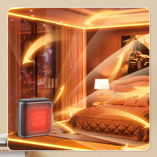 ✨2025 Hot Sale ✨800W Wall Outlet Space Heater with Adjustable Thermostat and Timer - AxenBox
