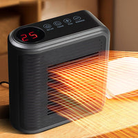 ✨2025 Hot Sale ✨800W Wall Outlet Space Heater with Adjustable Thermostat and Timer - AxenBox