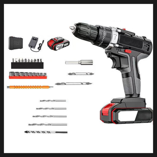 🔥2025 hot sale 🎁Electric Household Lithium Impact Drill Kit - AxenBox