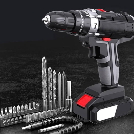 🔥2025 hot sale 🎁Electric Household Lithium Impact Drill Kit - AxenBox