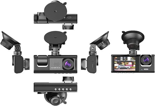3-channel 1080P Car Driving Recorder (Three Cameras)
