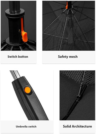 3 In 1 Misting Umbrella With Fan