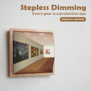 3D Naked Eye LED Night Light | Wall-Mounted & Adjustable