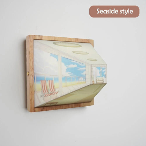 3D Naked Eye LED Night Light | Wall-Mounted & Adjustable