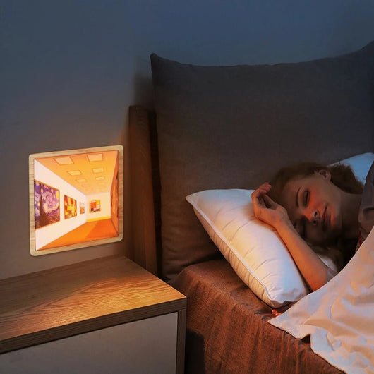 3D Naked Eye LED Night Light | Wall - Mounted & Adjustable - AxenBox