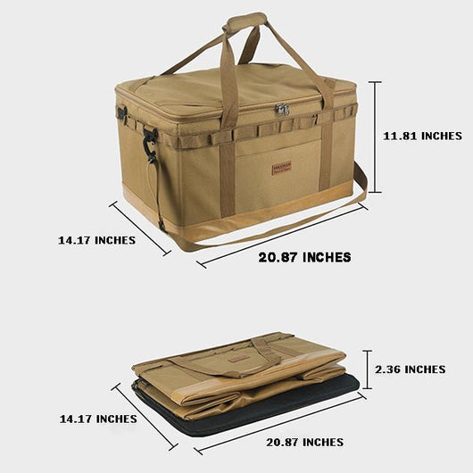 57L Waterproof & Lightweight Camping Gear Bag – Large Capacity, Durable & Portable - AxenBox