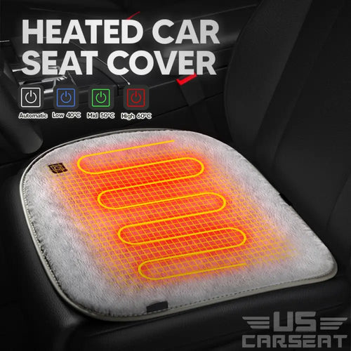 5V USB Easy Controller Fast Heating Non-Slip Heated Winter Seat Cushion for Car