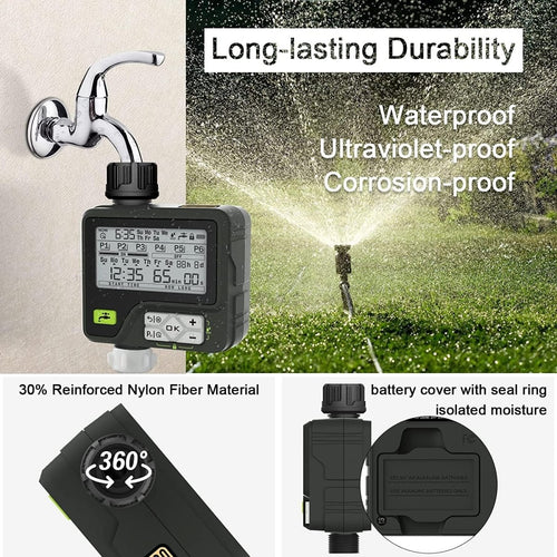 6 Independent Irrigation Programs for Garden Watering