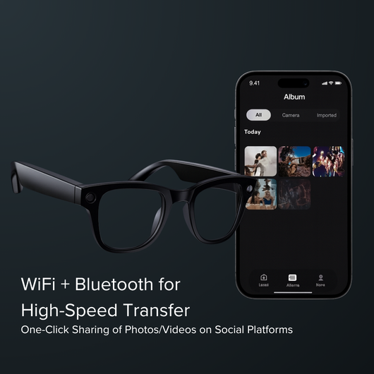 Lumen™ AI Smart Glasses (4K POV)