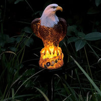American Eagle Solar Garden Light, Garden Decor