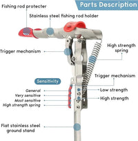 Automatic Fishing Rod Holder, Gift For Fishing Lovers - AxenBox
