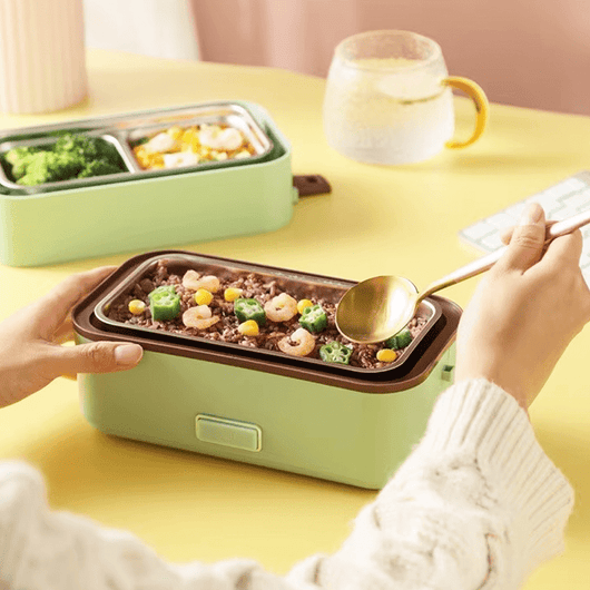 🎁Black Friday Sale - Limited time 49% OFF🖤Stainless Steel Portable Electric Lunch Box - AxenBox