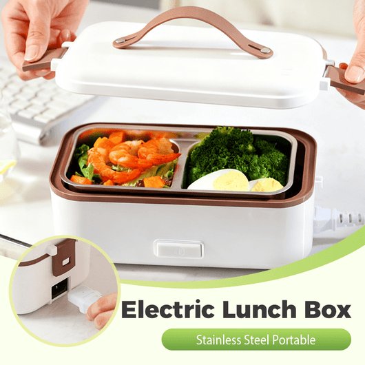 🎁Black Friday Sale - Limited time 49% OFF🖤Stainless Steel Portable Electric Lunch Box - AxenBox