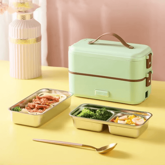 🎁Black Friday Sale - Limited time 49% OFF🖤Stainless Steel Portable Electric Lunch Box - AxenBox