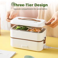 🎁Black Friday Sale - Limited time 49% OFF🖤Stainless Steel Portable Electric Lunch Box - AxenBox