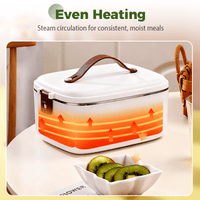 🎁Black Friday Sale - Limited time 49% OFF🖤Stainless Steel Portable Electric Lunch Box - AxenBox