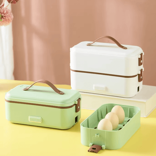 🎁Black Friday Sale - Limited time 49% OFF🖤Stainless Steel Portable Electric Lunch Box - AxenBox