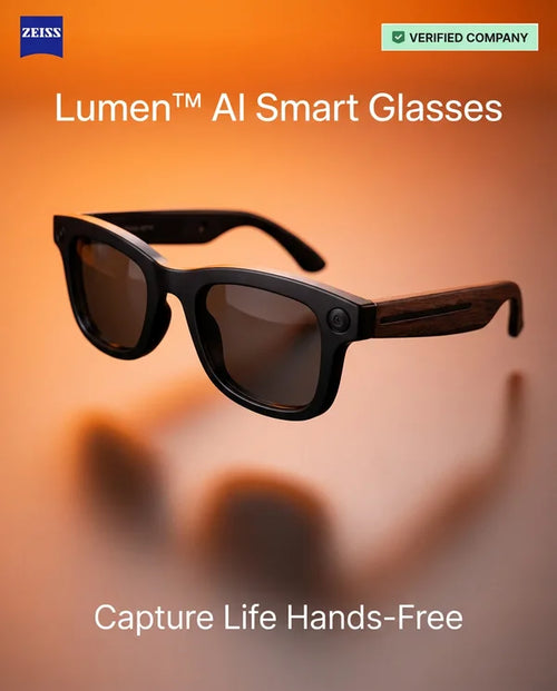 Lumen™ AI Smart Glasses (4K POV)