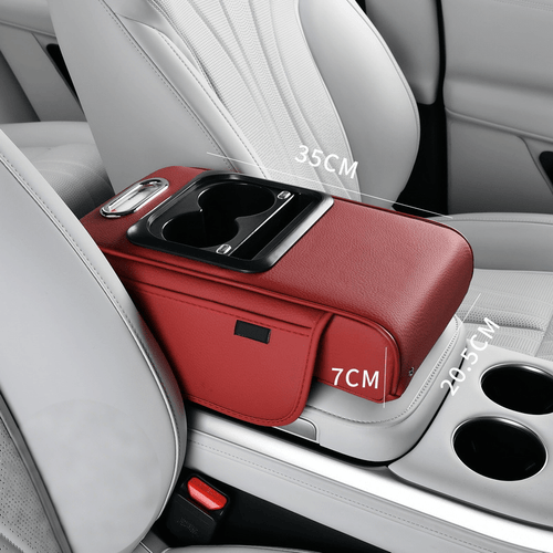 Car Armrest Organizer with USB Charging Ports