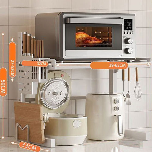 🎅Christmas Pre-sale🎁Expandable Kitchen Countertop Microwave Rack Set