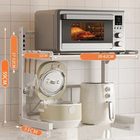 🎅Christmas Pre - sale🎁Expandable Kitchen Countertop Microwave Rack Set - AxenBox