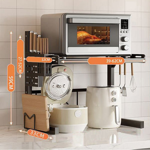 🎅Christmas Pre-sale🎁Expandable Kitchen Countertop Microwave Rack Set