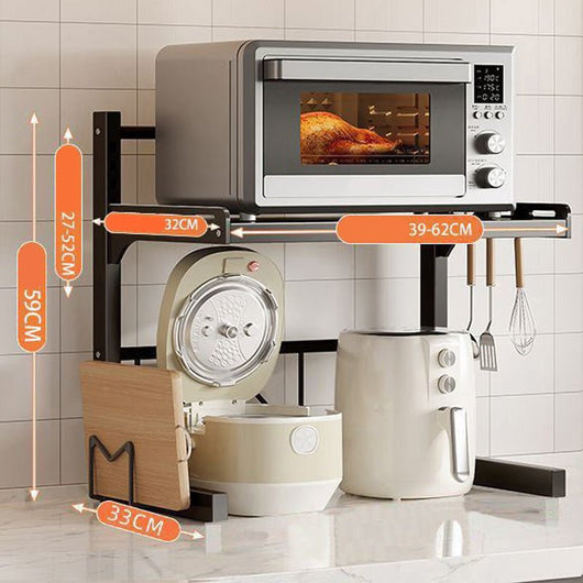 🎅Christmas Pre - sale🎁Expandable Kitchen Countertop Microwave Rack Set - AxenBox