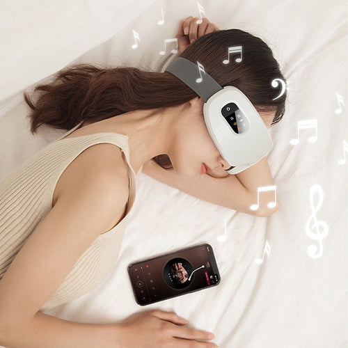 🎅Christmas promotion 49% OFF🎁Eye Massager with Heat and Vibration with Bluetooth Music