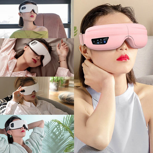 🎅Christmas promotion 49% OFF🎁Eye Massager with Heat and Vibration with Bluetooth Music - AxenBox