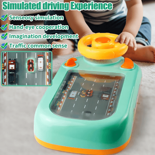 🎅🏻Christmas Sale 50% OFF!!🎁Racing Car Toy with Steering Wheel - AxenBox