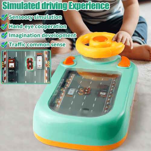 🎅🏻Christmas Sale 50% OFF!!🎁Racing Car Toy with Steering Wheel