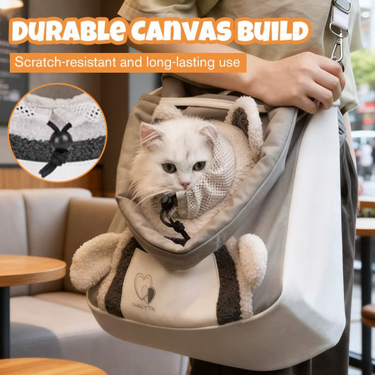 🎄Christmas Sales 60% OFF🐾Cute Bear Pet Carrier Bag With Head - Out Design - AxenBox