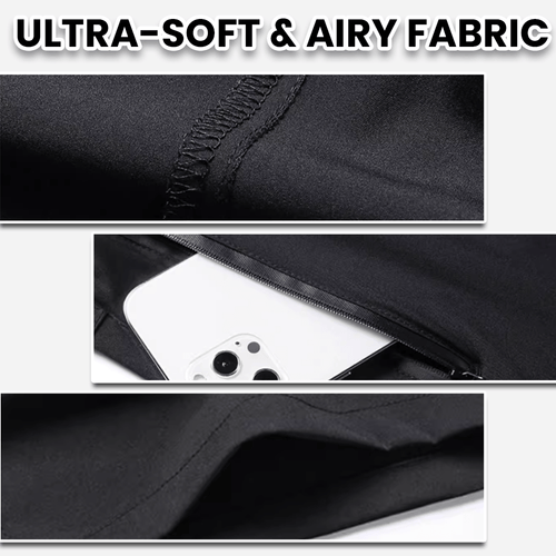 CoolFlex Unisex Ice Silk Shorts – Ultra Light, Stretch Fit, All-Day Comfort