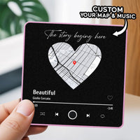 Customized Music Fridge Magnet Personalized Photo Fridge Magnet Can Play Songs and Adjust Volume - AxenBox