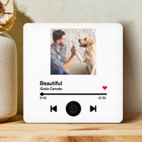 Customized Music Fridge Magnet Personalized Photo Fridge Magnet Can Play Songs and Adjust Volume - AxenBox