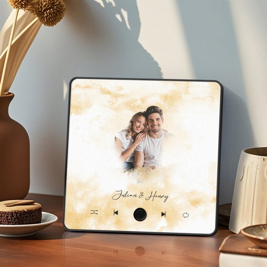 Customized Music Fridge Magnet Personalized Photo Fridge Magnet Can Play Songs and Adjust Volume - AxenBox