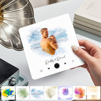 Customized Music Fridge Magnet Personalized Photo Fridge Magnet Can Play Songs and Adjust Volume - AxenBox