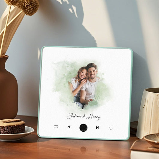 Customized Music Fridge Magnet Personalized Photo Fridge Magnet Can Play Songs and Adjust Volume - AxenBox