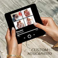 Customized Music Fridge Magnet Personalized Photo Fridge Magnet Can Play Songs and Adjust Volume - AxenBox