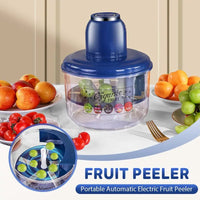 🍎Electric Fruit Peeler with USB 🔋 | 25 Second Peeling Time | Cordless & Quiet 🌿 | Easy Cleaning 💦