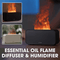 Essential Oil Flame Diffuser & Humidifier – 3-in-1 Scent, Mist, Glow