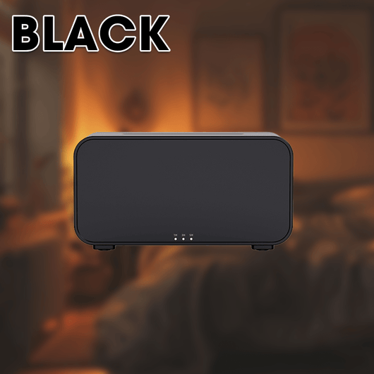 Essential Oil Flame Diffuser & Humidifier – 3 - in - 1 Scent, Mist, Glow - AxenBox