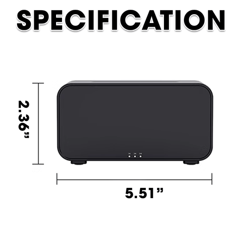 Essential Oil Flame Diffuser & Humidifier – 3-in-1 Scent, Mist, Glow