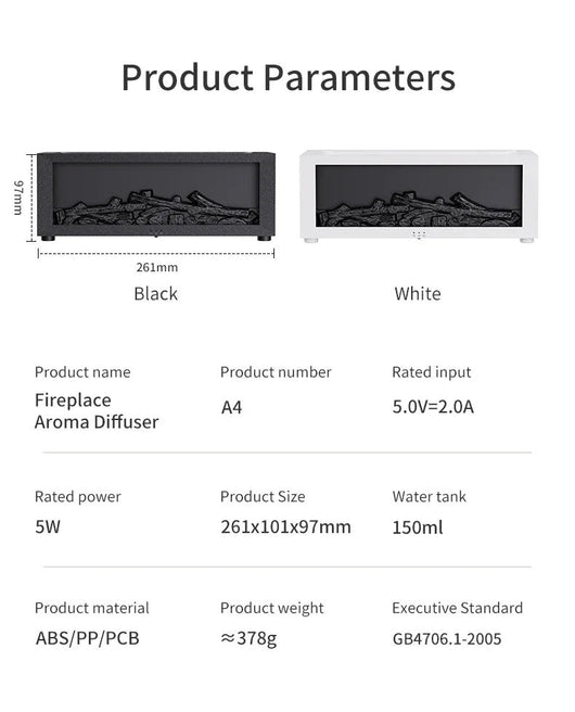 Fireplace Oil Diffuser - AxenBox