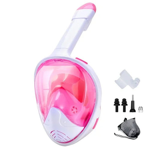 Full Face Snorkeling Mask with Removable Camera Holder