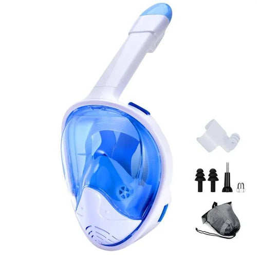 Full Face Snorkeling Mask with Removable Camera Holder