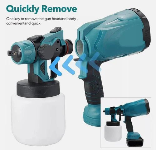 High - pressure Cordless Paint Sprayer with Battery - AxenBox