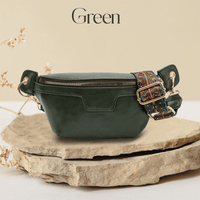 Lannie Women Vintage Bohemian Fashion High Quality Leather Crossbody Bag with Zipper for Casual and Travel - AxenBox